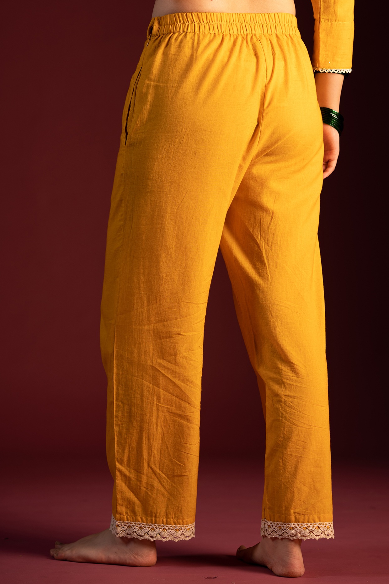 Buy Mustard Pants for Women by AJIO Online | Ajio.com